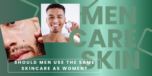 Should men use the same skincare as men